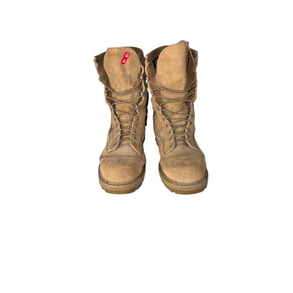 Vibram Soled Army Military Combat Boots Size 10.5 Mid Calf Hot Weather